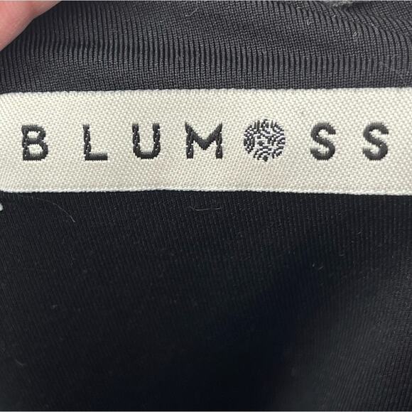 Blumoss Black Sleek Minimalist Halter Strapless One Piece Swimsuit Size Large - Picture 7 of 12